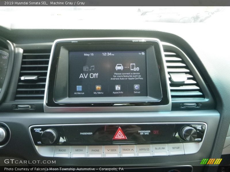 Machine Gray / Gray 2019 Hyundai Sonata SEL