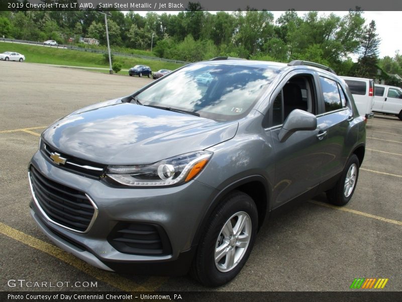 Satin Steel Metallic / Jet Black 2019 Chevrolet Trax LT AWD