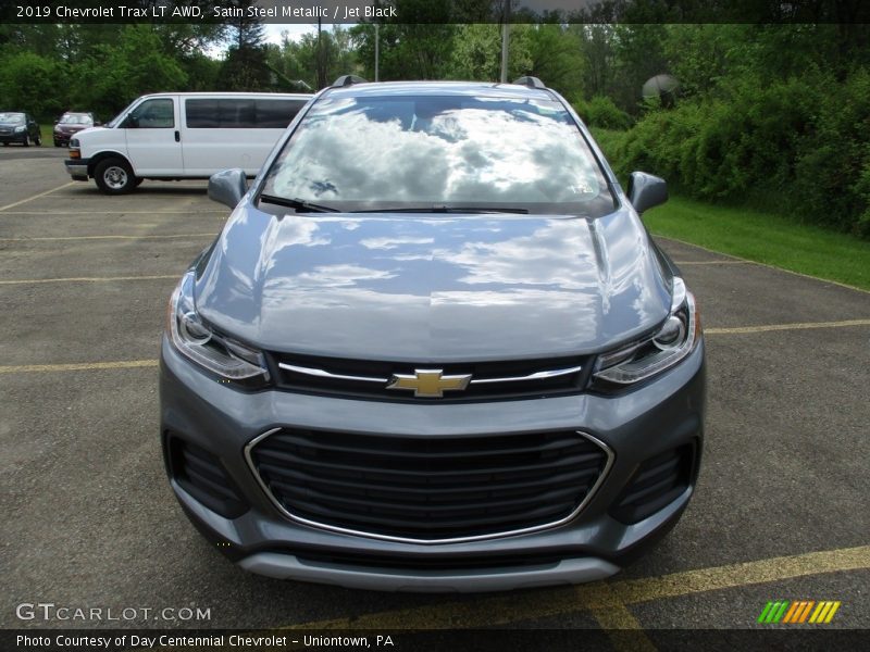 Satin Steel Metallic / Jet Black 2019 Chevrolet Trax LT AWD