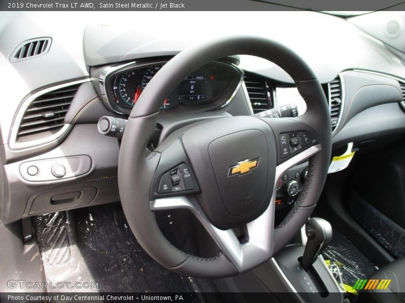 Satin Steel Metallic / Jet Black 2019 Chevrolet Trax LT AWD