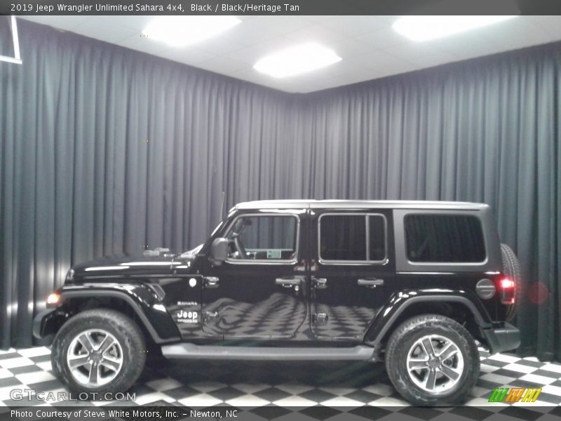 Black / Black/Heritage Tan 2019 Jeep Wrangler Unlimited Sahara 4x4