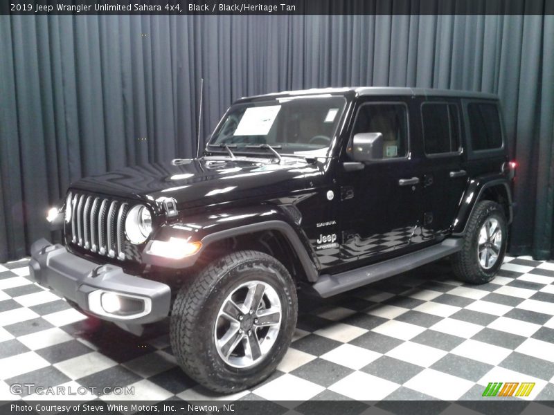 Black / Black/Heritage Tan 2019 Jeep Wrangler Unlimited Sahara 4x4