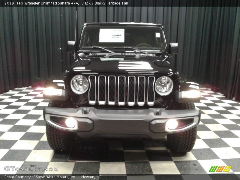 Black / Black/Heritage Tan 2019 Jeep Wrangler Unlimited Sahara 4x4