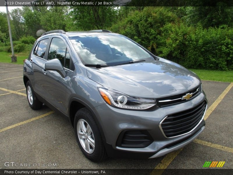 Nightfall Gray Metallic / Jet Black 2019 Chevrolet Trax LT AWD