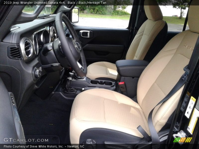 Black / Black/Heritage Tan 2019 Jeep Wrangler Unlimited Sahara 4x4