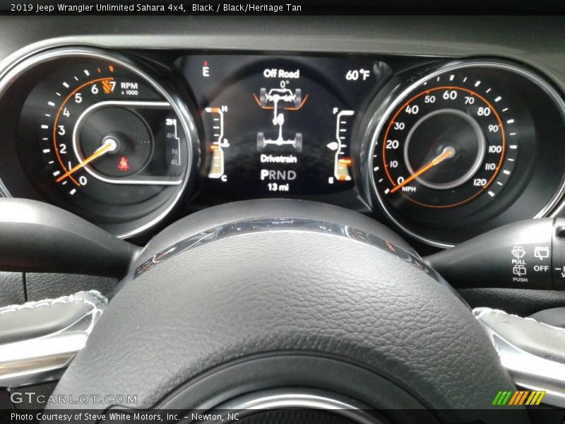 Black / Black/Heritage Tan 2019 Jeep Wrangler Unlimited Sahara 4x4