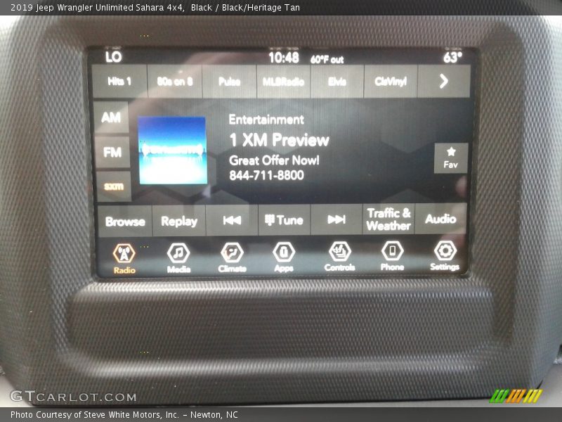 Black / Black/Heritage Tan 2019 Jeep Wrangler Unlimited Sahara 4x4
