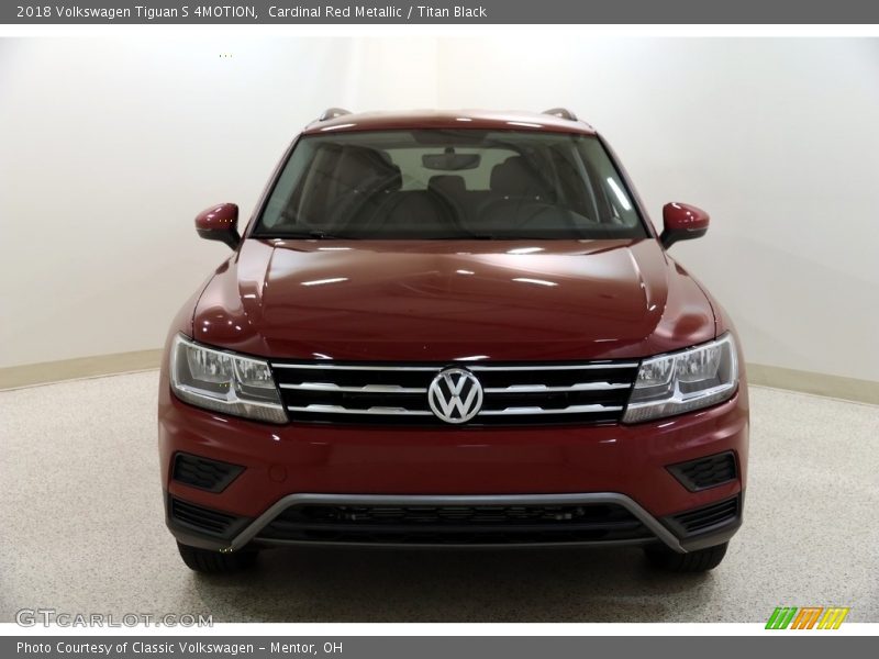 Cardinal Red Metallic / Titan Black 2018 Volkswagen Tiguan S 4MOTION