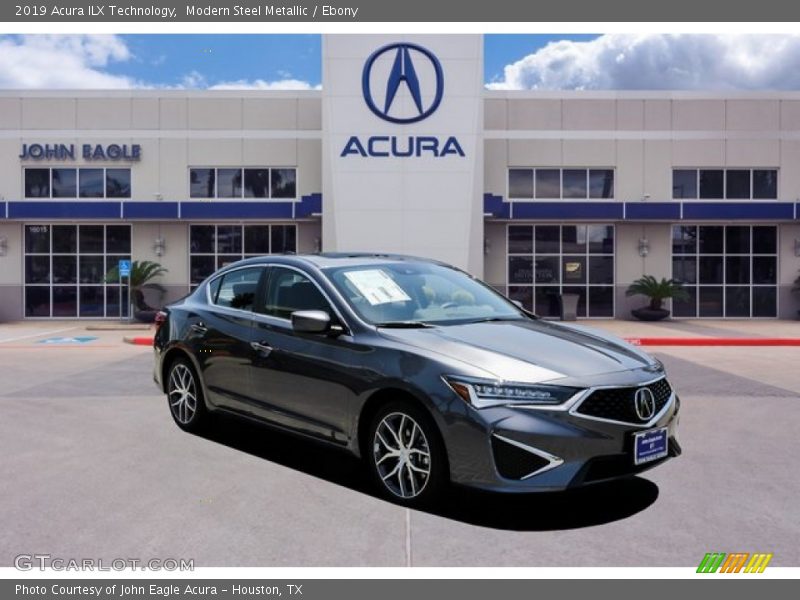 Modern Steel Metallic / Ebony 2019 Acura ILX Technology