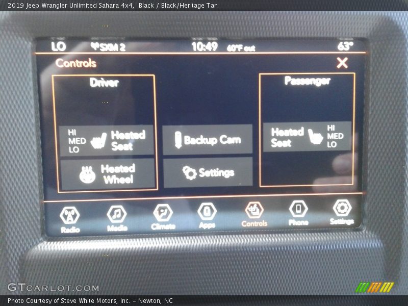 Black / Black/Heritage Tan 2019 Jeep Wrangler Unlimited Sahara 4x4