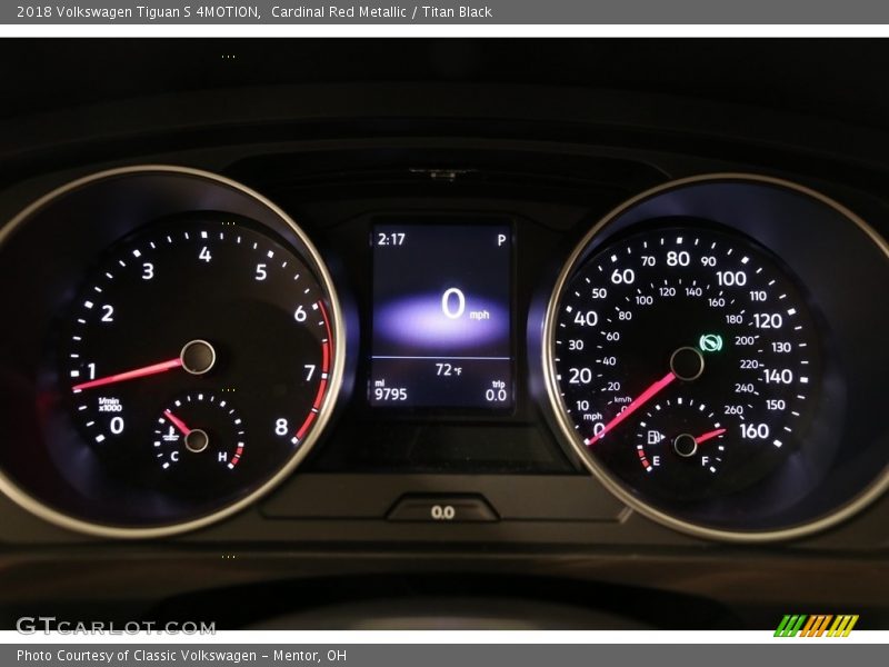 Cardinal Red Metallic / Titan Black 2018 Volkswagen Tiguan S 4MOTION