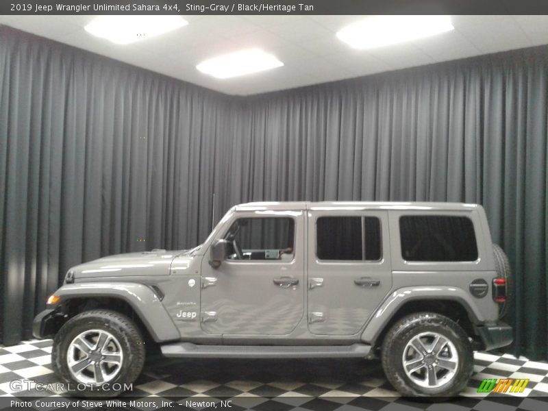 Sting-Gray / Black/Heritage Tan 2019 Jeep Wrangler Unlimited Sahara 4x4