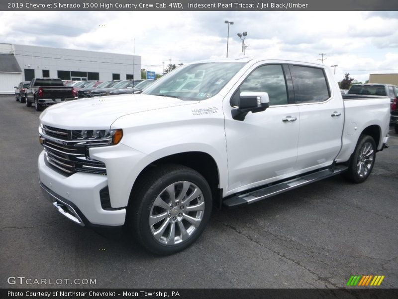 Iridescent Pearl Tricoat / Jet Black/Umber 2019 Chevrolet Silverado 1500 High Country Crew Cab 4WD