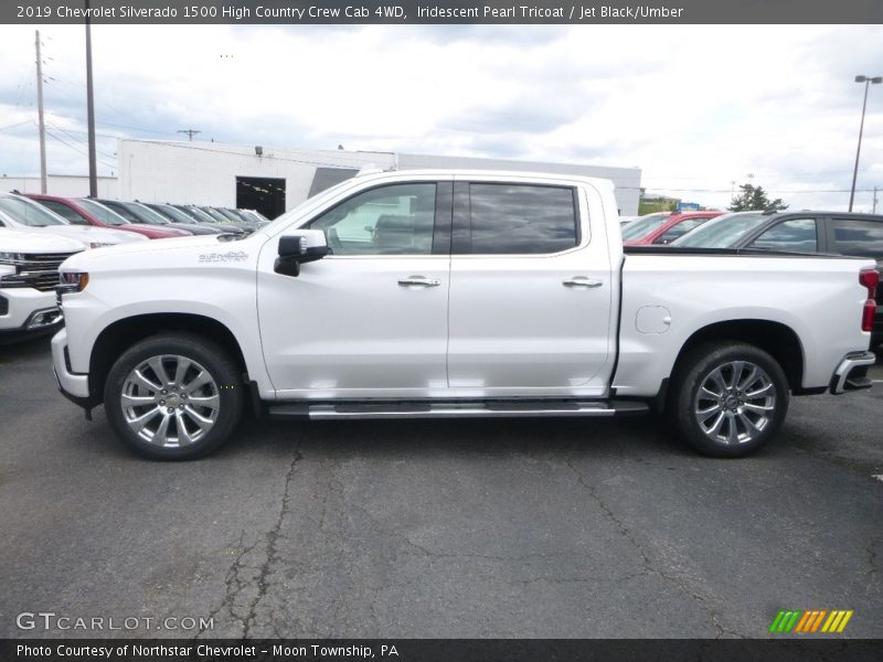 Iridescent Pearl Tricoat / Jet Black/Umber 2019 Chevrolet Silverado 1500 High Country Crew Cab 4WD