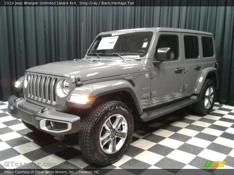 Sting-Gray / Black/Heritage Tan 2019 Jeep Wrangler Unlimited Sahara 4x4