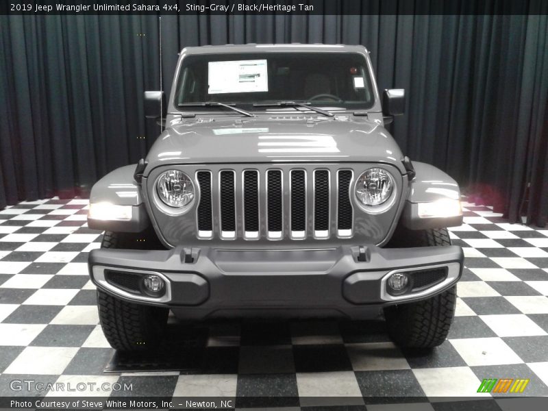 Sting-Gray / Black/Heritage Tan 2019 Jeep Wrangler Unlimited Sahara 4x4