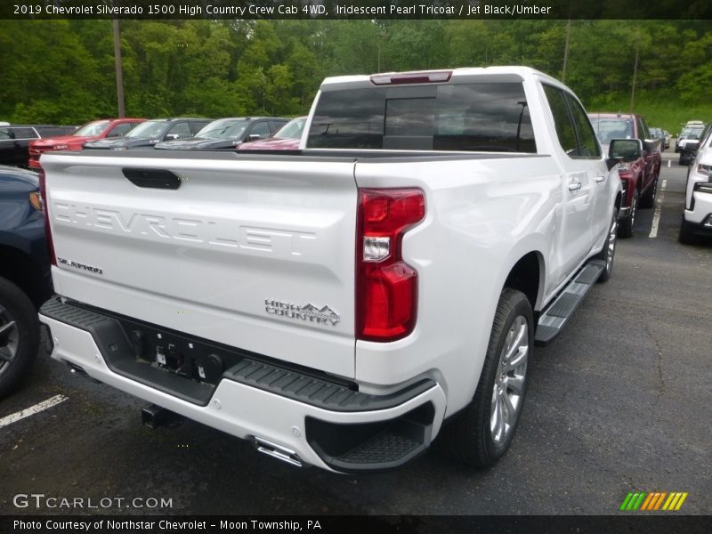 Iridescent Pearl Tricoat / Jet Black/Umber 2019 Chevrolet Silverado 1500 High Country Crew Cab 4WD