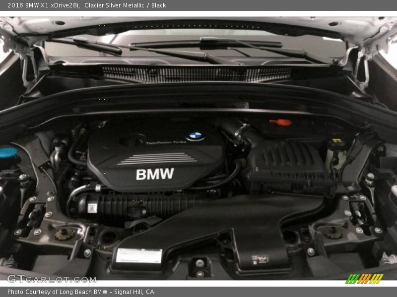 Glacier Silver Metallic / Black 2016 BMW X1 xDrive28i