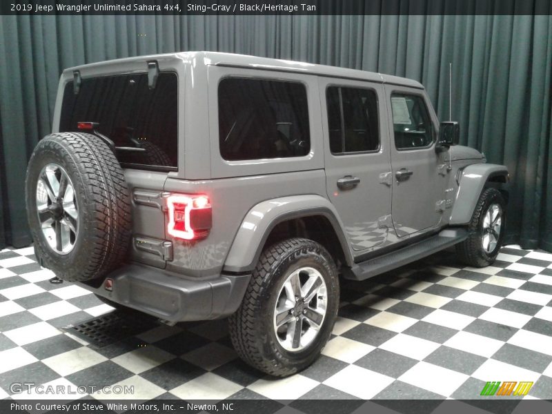 Sting-Gray / Black/Heritage Tan 2019 Jeep Wrangler Unlimited Sahara 4x4