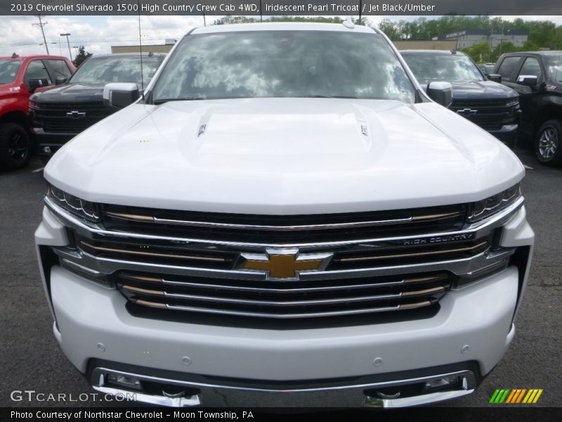 Iridescent Pearl Tricoat / Jet Black/Umber 2019 Chevrolet Silverado 1500 High Country Crew Cab 4WD