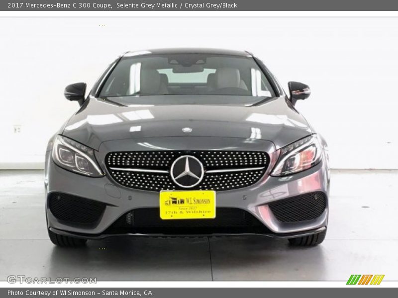 Selenite Grey Metallic / Crystal Grey/Black 2017 Mercedes-Benz C 300 Coupe
