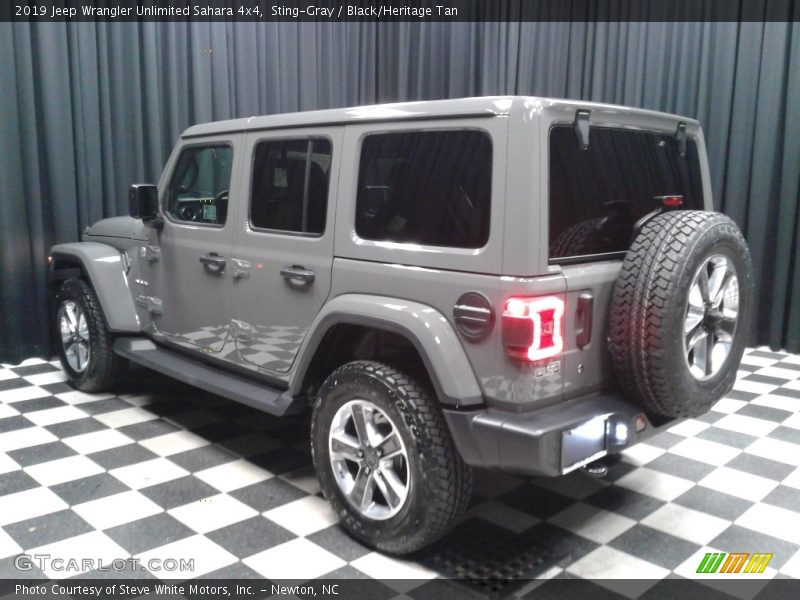 Sting-Gray / Black/Heritage Tan 2019 Jeep Wrangler Unlimited Sahara 4x4