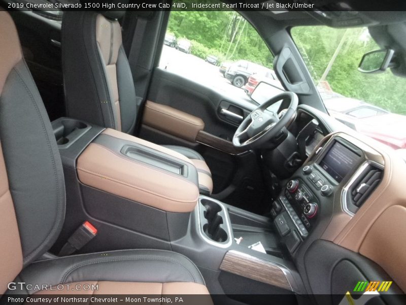 Iridescent Pearl Tricoat / Jet Black/Umber 2019 Chevrolet Silverado 1500 High Country Crew Cab 4WD