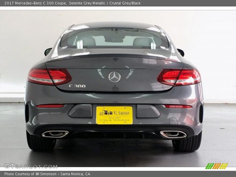 Selenite Grey Metallic / Crystal Grey/Black 2017 Mercedes-Benz C 300 Coupe