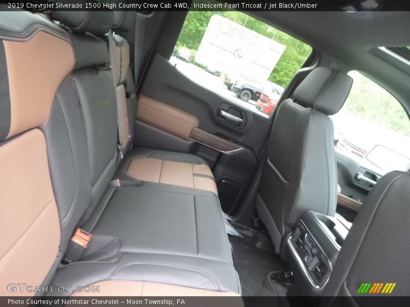 Iridescent Pearl Tricoat / Jet Black/Umber 2019 Chevrolet Silverado 1500 High Country Crew Cab 4WD