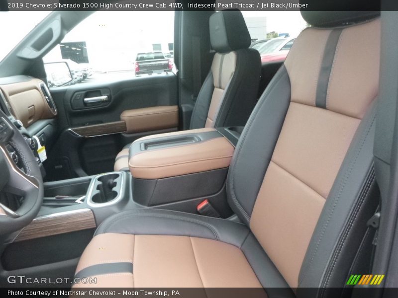 Iridescent Pearl Tricoat / Jet Black/Umber 2019 Chevrolet Silverado 1500 High Country Crew Cab 4WD