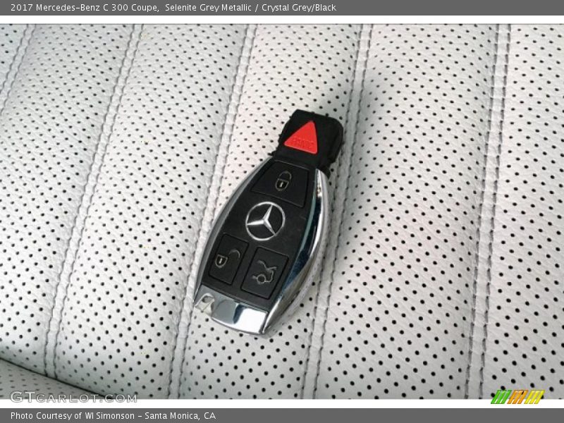 Selenite Grey Metallic / Crystal Grey/Black 2017 Mercedes-Benz C 300 Coupe