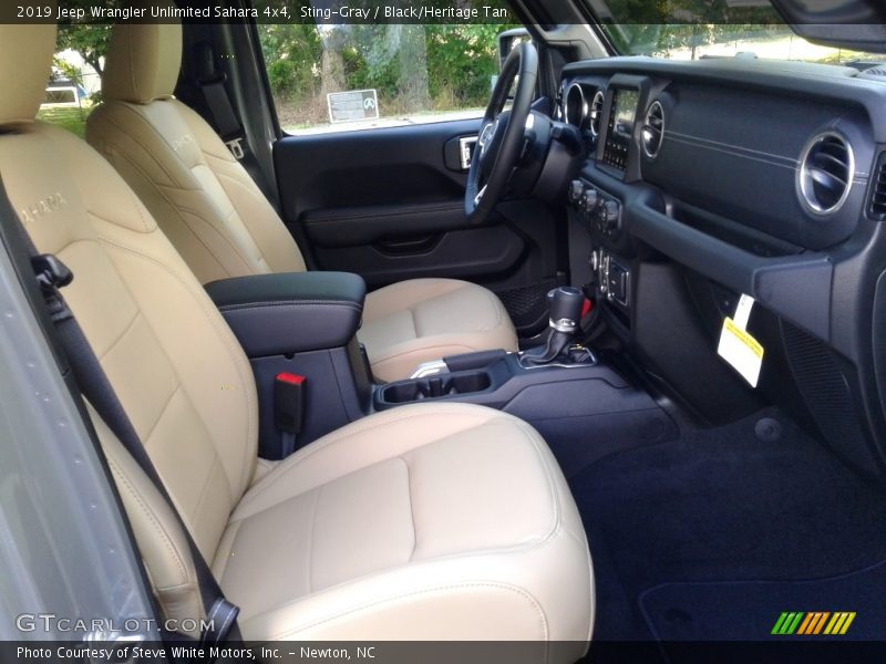 Sting-Gray / Black/Heritage Tan 2019 Jeep Wrangler Unlimited Sahara 4x4