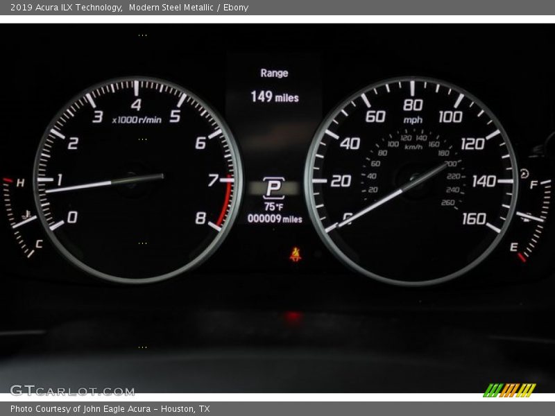 Modern Steel Metallic / Ebony 2019 Acura ILX Technology