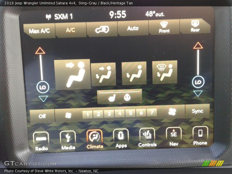 Sting-Gray / Black/Heritage Tan 2019 Jeep Wrangler Unlimited Sahara 4x4