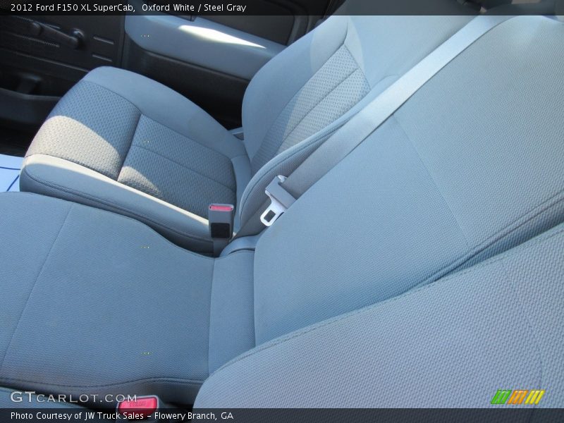 Oxford White / Steel Gray 2012 Ford F150 XL SuperCab