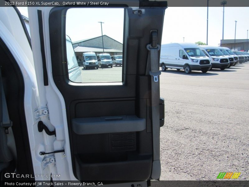 Oxford White / Steel Gray 2012 Ford F150 XL SuperCab