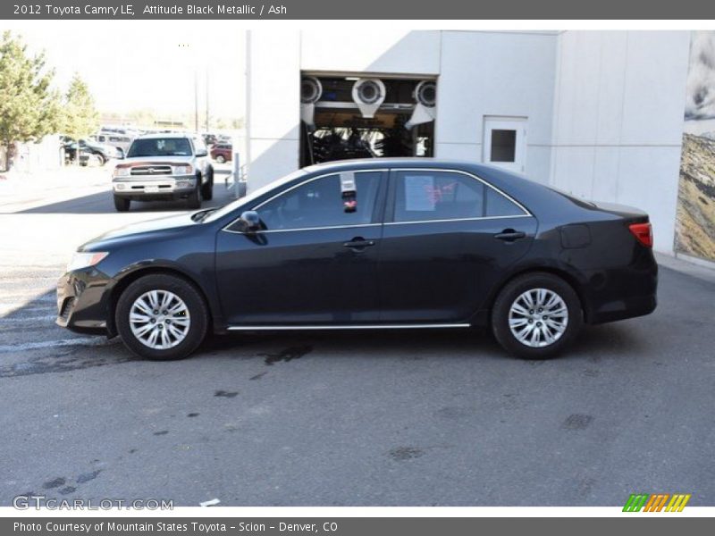 Attitude Black Metallic / Ash 2012 Toyota Camry LE