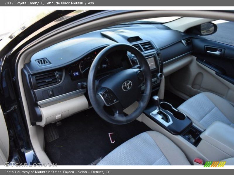 Attitude Black Metallic / Ash 2012 Toyota Camry LE