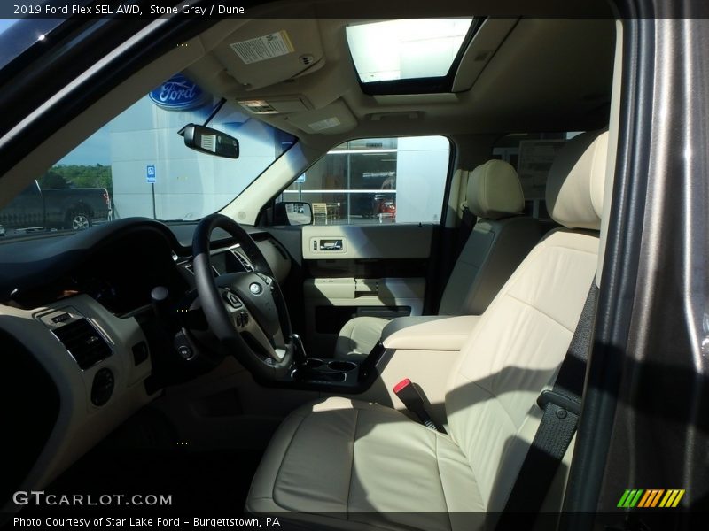 Stone Gray / Dune 2019 Ford Flex SEL AWD