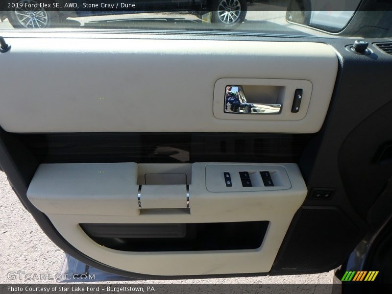 Stone Gray / Dune 2019 Ford Flex SEL AWD