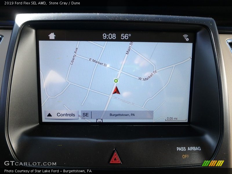 Stone Gray / Dune 2019 Ford Flex SEL AWD