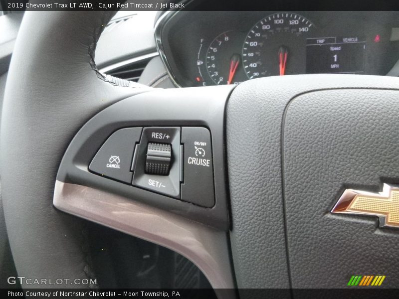 Cajun Red Tintcoat / Jet Black 2019 Chevrolet Trax LT AWD