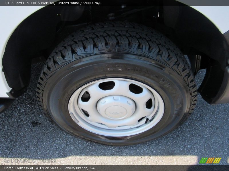 Oxford White / Steel Gray 2012 Ford F150 XL SuperCab