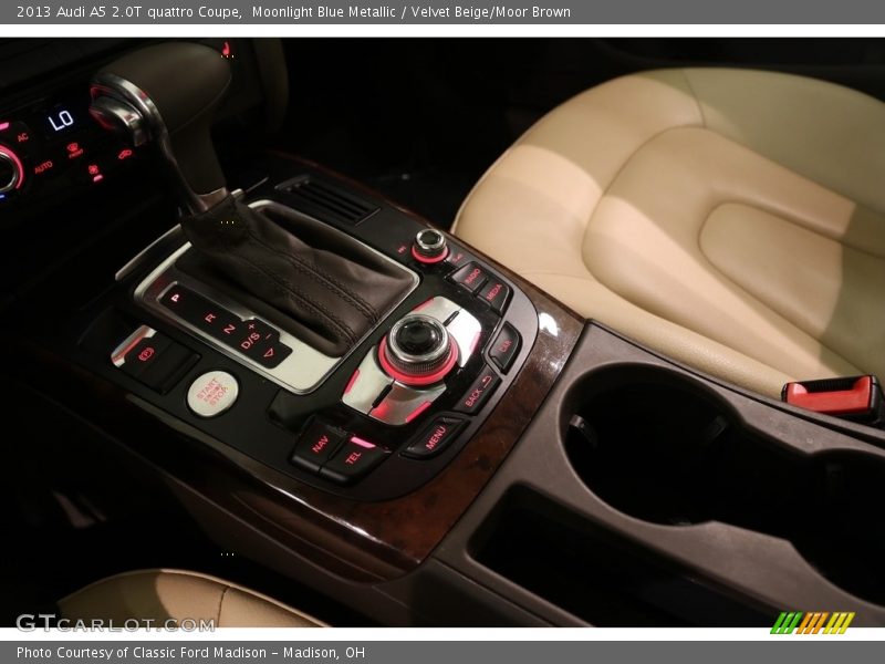 Moonlight Blue Metallic / Velvet Beige/Moor Brown 2013 Audi A5 2.0T quattro Coupe