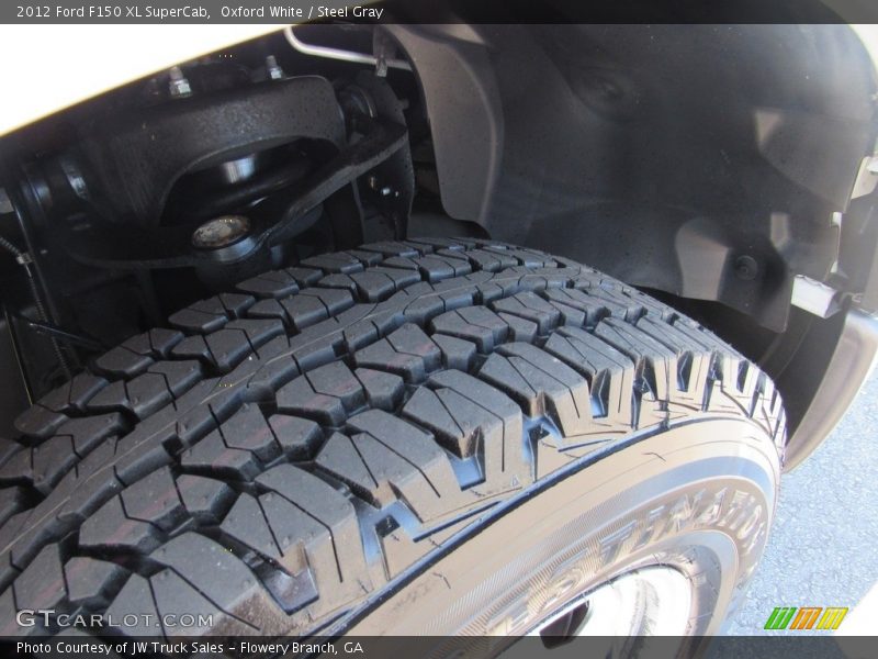Oxford White / Steel Gray 2012 Ford F150 XL SuperCab