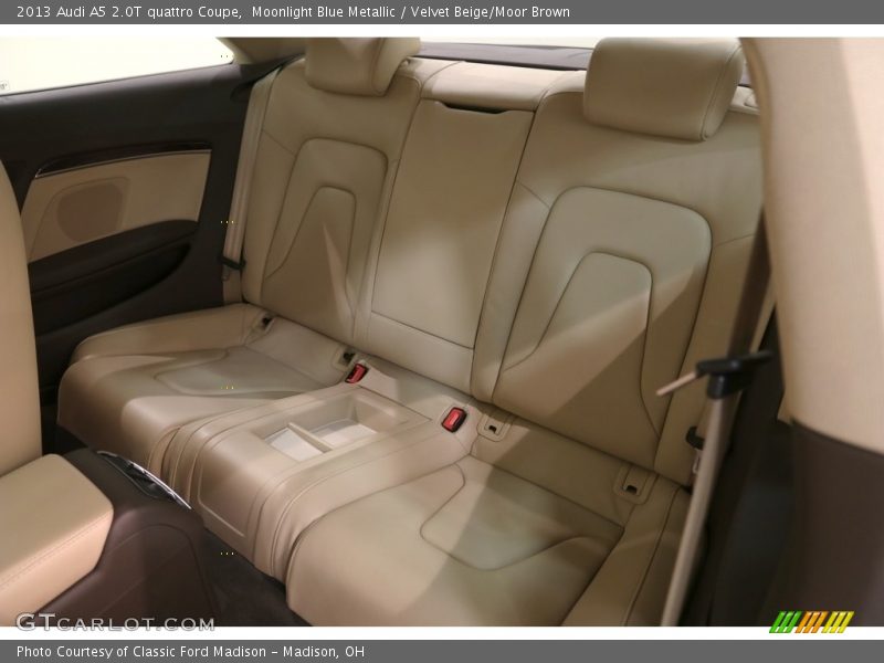 Moonlight Blue Metallic / Velvet Beige/Moor Brown 2013 Audi A5 2.0T quattro Coupe