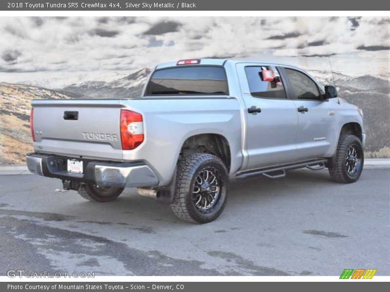 Silver Sky Metallic / Black 2018 Toyota Tundra SR5 CrewMax 4x4