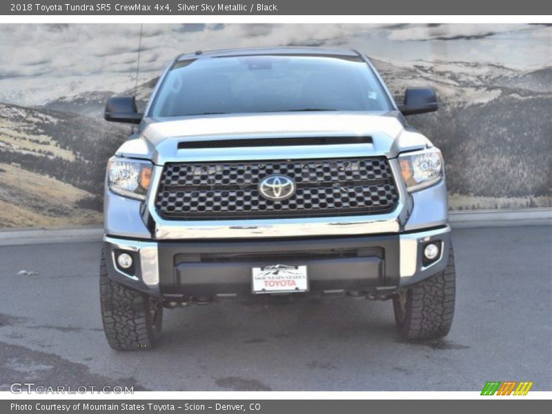 Silver Sky Metallic / Black 2018 Toyota Tundra SR5 CrewMax 4x4