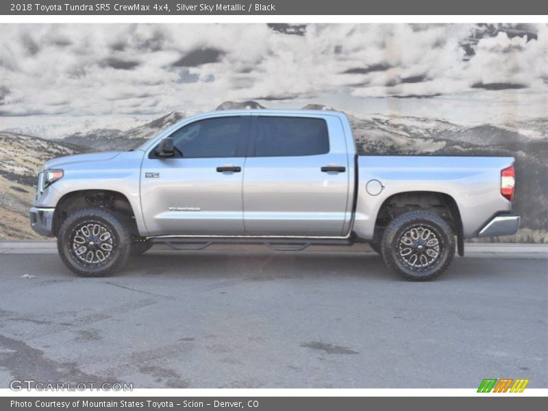 Silver Sky Metallic / Black 2018 Toyota Tundra SR5 CrewMax 4x4