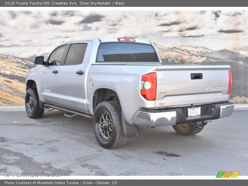Silver Sky Metallic / Black 2018 Toyota Tundra SR5 CrewMax 4x4